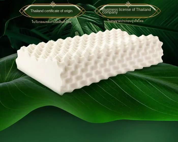 Latex Pillow Thailand Massage Neck Pain release Pillows Protect Vertebrae Care Cervical Spine For Sleeping - Image 14