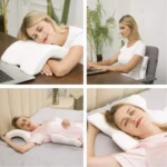 Couple Cuddle Pillow with Hand Hole Memory Foam Love Pillow for Couples Anti-Hand Numb Desk Nap Sleeping Pillow Valentine's Day - Image 3