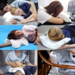 Couple Cuddle Pillow with Hand Hole Memory Foam Love Pillow for Couples Anti-Hand Numb Desk Nap Sleeping Pillow Valentine's Day - Image 4