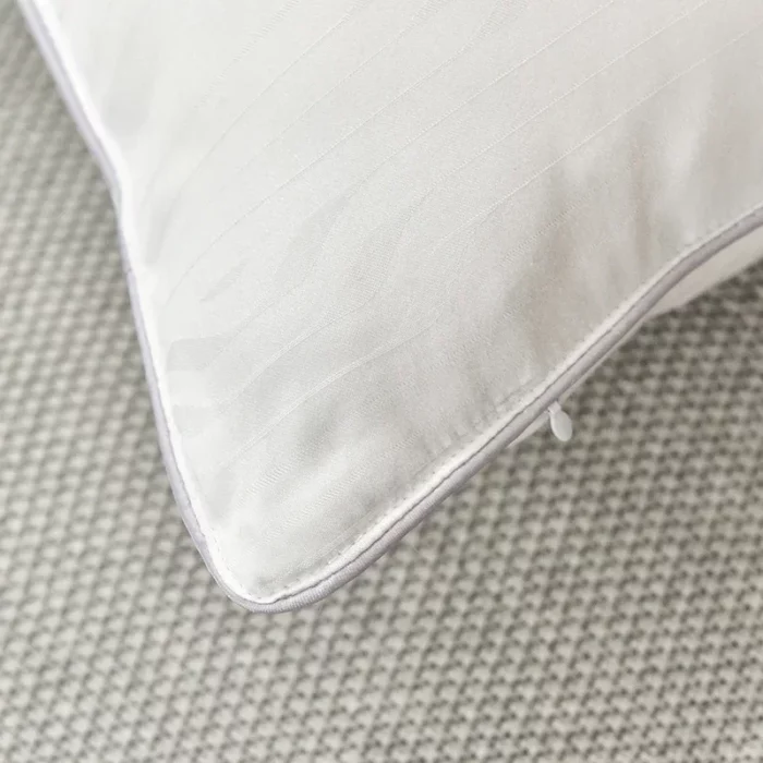 Mulberry Silk Bedding Pillows 48*74 1100 Grams Natural Silk Filling Jacquard Anti Mite Soft Fluffy Hotel Neck Sleeping Pillows - Image 6
