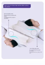 Memory Foam Cervical Pillow Ergonomic Orthopedic Neck Pain Pillow Slow Rebound Memory Cotton Butterfly Pillows For Sleeping - Image 14