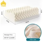 Latex Pillow Thailand Massage Neck Pain release Pillows Protect Vertebrae Care Cervical Spine For Sleeping - Image 8