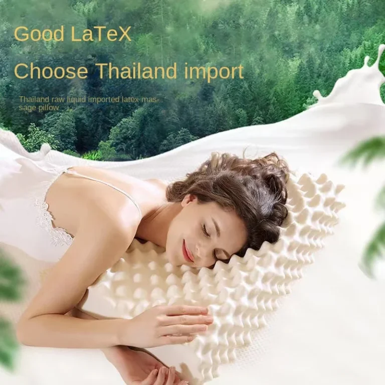 Latex Pillow Thailand Massage Neck Pain release Pillows Protect Vertebrae Care Cervical Spine For Sleeping - Image 3