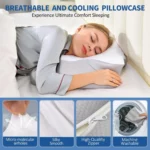 Cervical Pillow for Neck Pain Relief Ergonomic Memory Foam Pillow for Sleeping Comfort Support and Breathable Pillowcase - Image 10