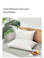 Mulberry Silk Bedding Pillows 48*74 1100 Grams Natural Silk Filling Jacquard Anti Mite Soft Fluffy Hotel Neck Sleeping Pillows - Image 8