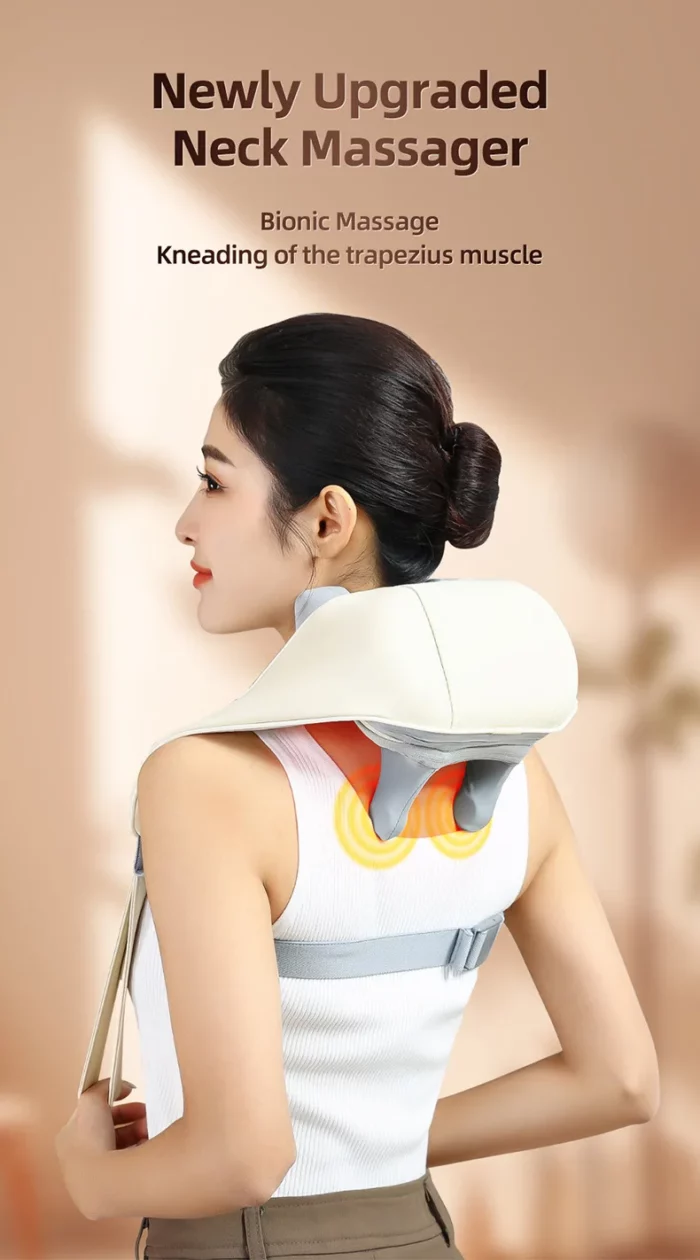Neck Massager with Heat, Shoulder Massager, Shiatsu Neck and Back Massager, Muscle Pain Relief-Office, Home & Car - Image 8