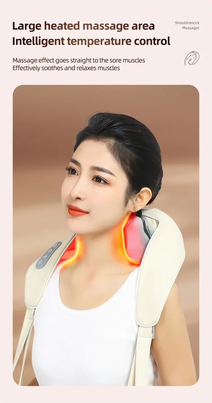 Neck Massager with Heat, Shoulder Massager, Shiatsu Neck and Back Massager, Muscle Pain Relief-Office, Home & Car - Image 14