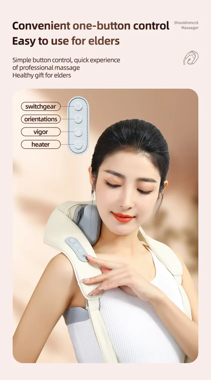 Neck Massager with Heat, Shoulder Massager, Shiatsu Neck and Back Massager, Muscle Pain Relief-Office, Home & Car - Image 22