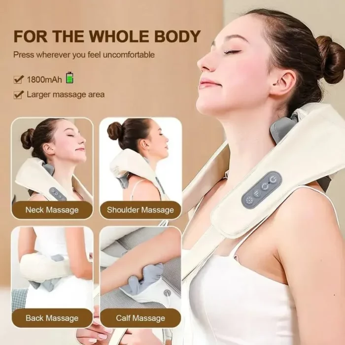 Neck Massager with Heat, Shoulder Massager, Shiatsu Neck and Back Massager, Muscle Pain Relief-Office, Home & Car - Image 6