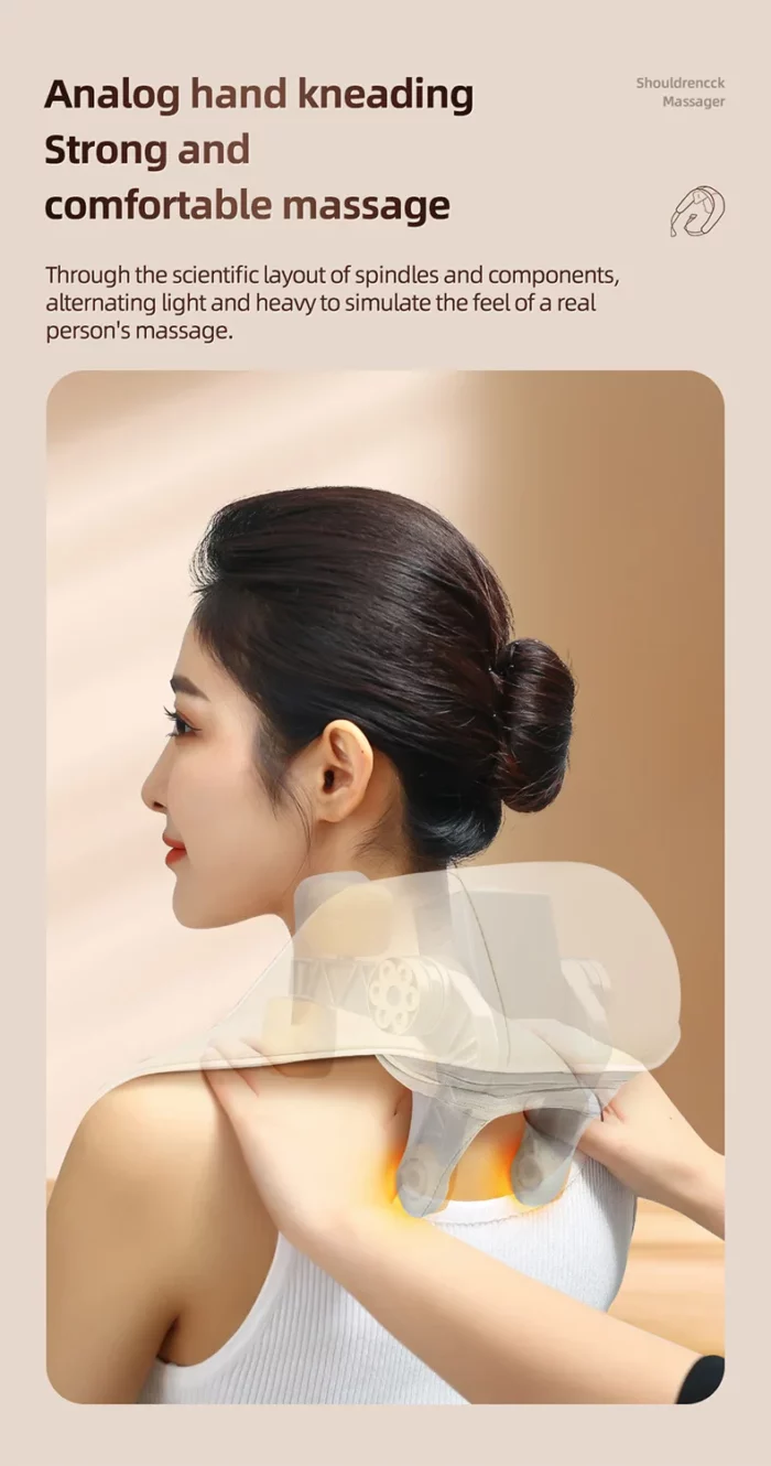 Neck Massager with Heat, Shoulder Massager, Shiatsu Neck and Back Massager, Muscle Pain Relief-Office, Home & Car - Image 13