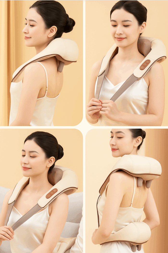 Relax with Heated Neck & Shiatsu Neck and Back Massager - Image 1