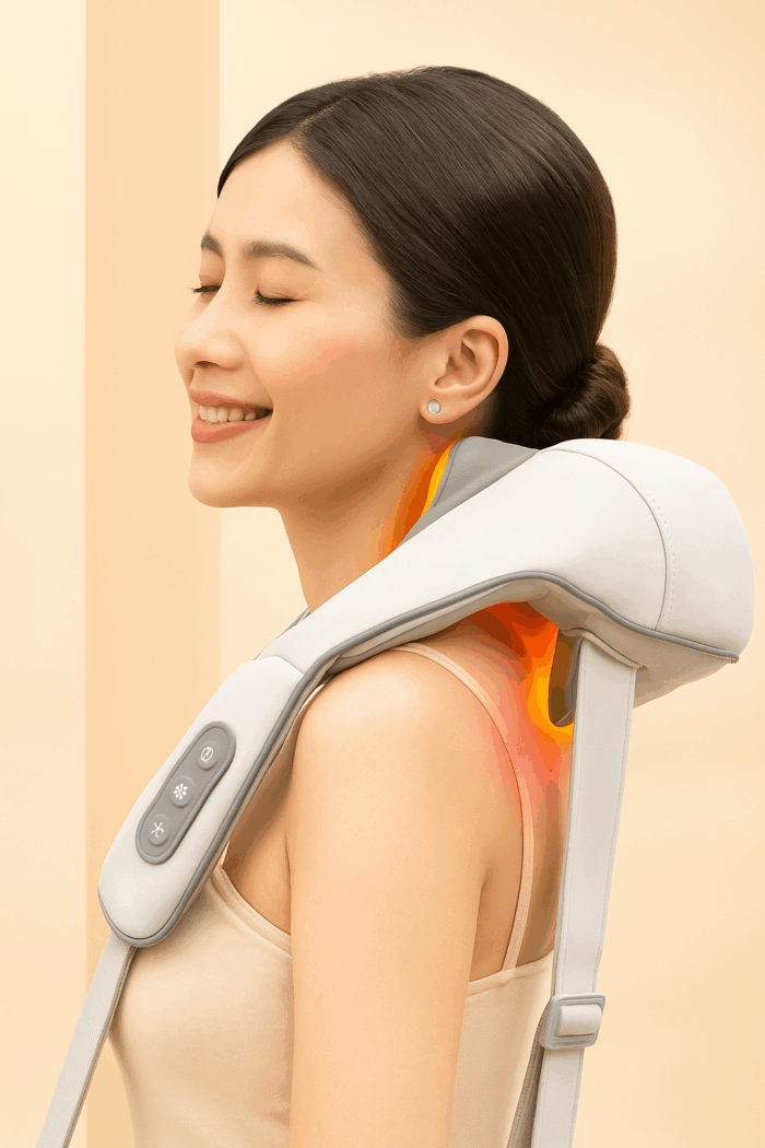 Relax with Heated Neck & Shiatsu Neck and Back Massager - Image 6